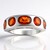 Anello in argento con Citrino Madeira (de Melo Essence)