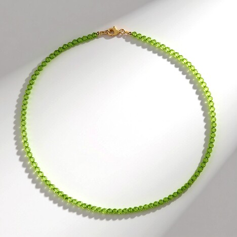 Collana in argento con Peridoto