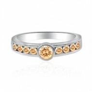 Anello in oro con Diamante Rose de France SI1 di Argyle (Annette)