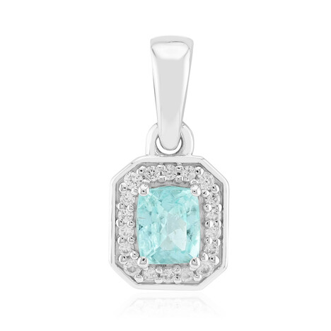 Gouden hanger met een Paraiba toermalijn
