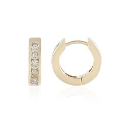 I2 Schokoladen-Brillant-Goldohrringe (SUHANA)