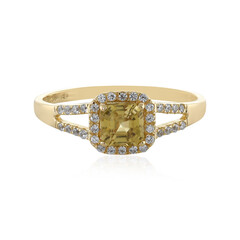 Gelber Zirkon-Goldring (Adela Gold)