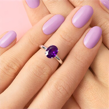 Sambia-Amethyst-Silberring