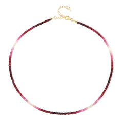 Ruby Silver Necklace