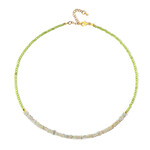 Collana in argento con Peridoto