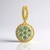 Ciondolo in oro con Tormalina Paraiba Nigeriana