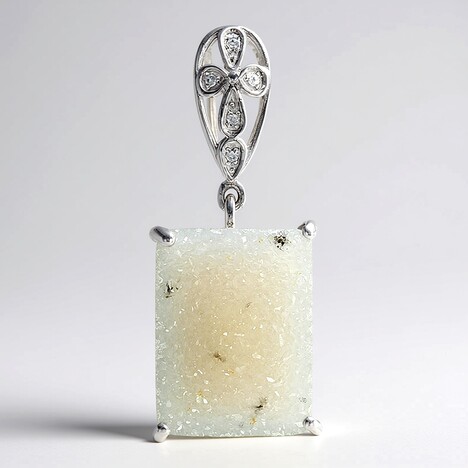 Ciondolo in argento con Agata Glitter