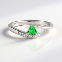 Anello in argento con Lemshuku Tsavorite