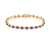 Sambia-Amethyst-Silberarmband