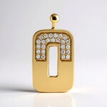 Accessorio in argento con Diamante SI1 (G) (Annette)