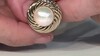 Anillo en plata con Perla blanca Freshwater (TPC)