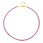 Collar en plata con Rubí de Madagascar