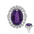 Marokkanischer Amethyst-Silberring