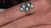 Anillo en plata con Turquesa bella durmiente (Faszination Türkis)