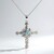 Collana in argento con Topazio Blu Cielo