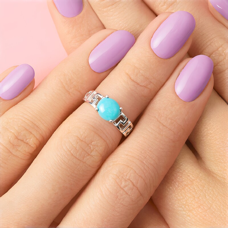 Bague en argent et Turquoise
