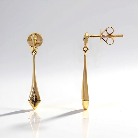 Orecchini in oro con Diamante VS2 (F) (de Melo)