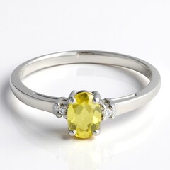 Anello in argento con Tormalina Cuprian