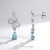 Orecchini in argento con Larimar