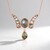 Collana in argento con Labradorite Verde Maniry (KM by Juwelo)