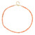 Collar en plata con Ópalo naranja de Etiopía