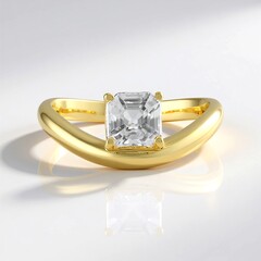 Anello in argento con Zircone (Adela Silber)