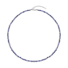 Iolite Silver Necklace