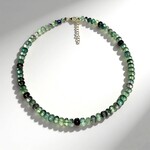 Collana in argento con Fluorite