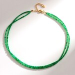 Collana in argento con Smeraldo Zambia