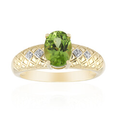 9K Wagogo Peridot Gold Ring