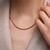 Collar en plata con Hematita rosa