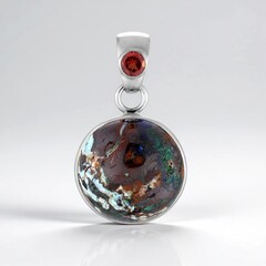 Ciondolo in argento con Zarinite