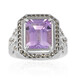Anello in argento con Ametista Rose de France (Annette classic)