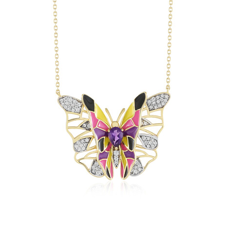 Collier en argent et Améthyste