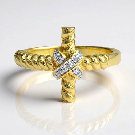 Anello in argento con Diamante I1 (G) (Annette)