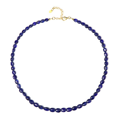 Blauer Bemainty-Saphir-Silberhalskette