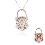 Collar en plata con Granate de la India (Dallas Prince Designs)