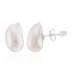 Pendientes en plata con Perla blanca Freshwater (TPC)