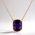 Collana in oro con Ametista Zambiana (de Melo)