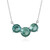 Green Fluorite Silver Necklace