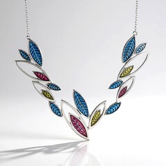 Collana in argento (Adela Silber)