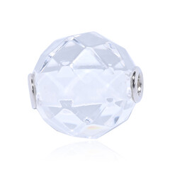 Colgante en plata con Cuarzo blanco