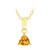 Collana in argento con Scapolite Cognac