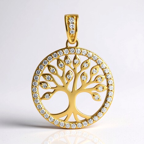 Ciondolo in oro con Diamante SI1 (G) (Annette)