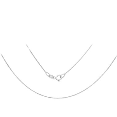375er Weißgold-Veneziakette - 0,9 g - 45 cm