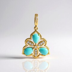 Ciondolo in argento con Turchese