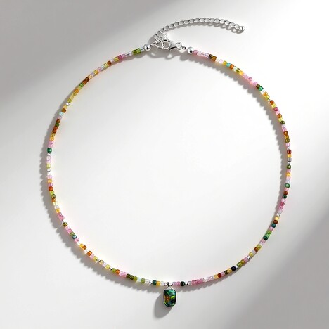 Collana in argento con Ammolite