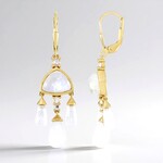 Blue Moonstone Silver Earrings (KM by Juwelo)