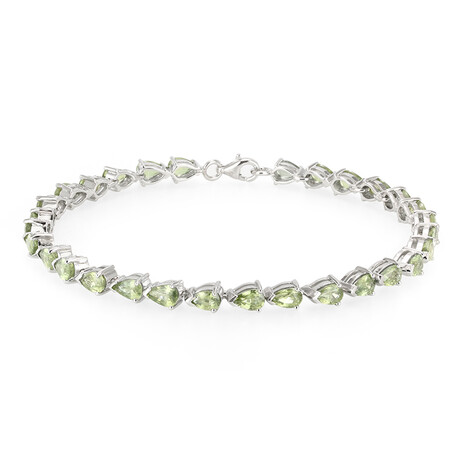 Zilveren armband met mozambiqe saffieren