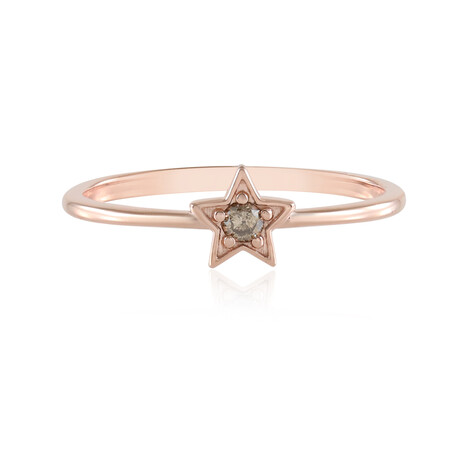 Anillo en plata con Diamante I3 champán